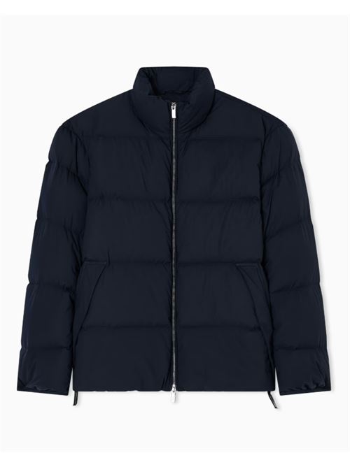 FULL ZIP QUILTED NYLON DOWN JACKET EMPORIO ARMANI | 8N1BQ3.1NLRZ0920 BLU NAVY